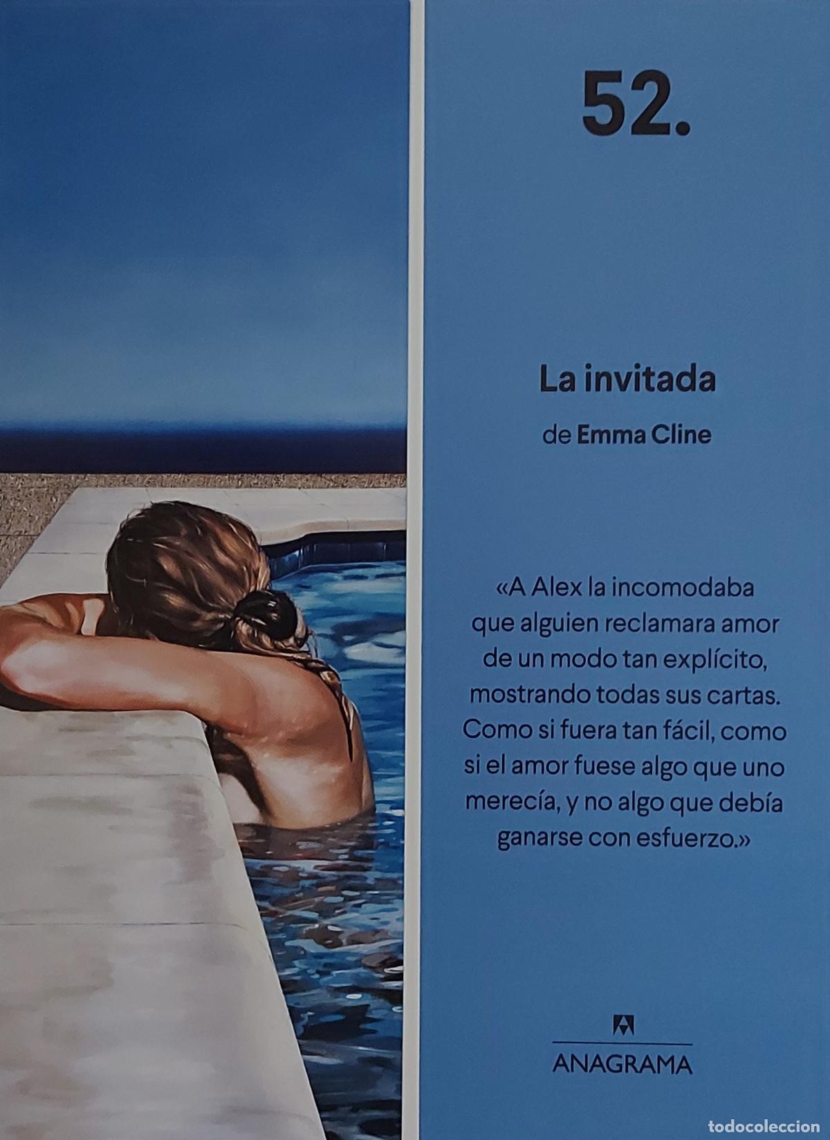 Coleccionismo marcap&aacute;ginas: MARCAPAGINAS - ANAGRAMA - LA INVITADA - EMMA CLINE - N&ordm; 52 - Foto 1