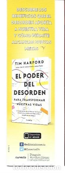 Coleccionismo marcap&aacute;ginas: MARCAP&Aacute;GINAS EDICI&Oacute;N DE CONECTA EL PODER DEL DESORDEN - Foto 2