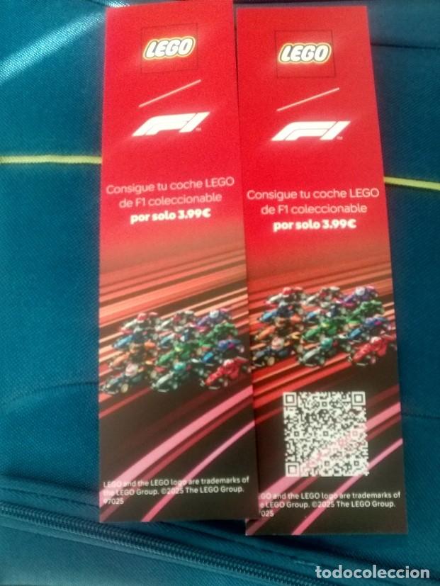Coleccionismo marcap&aacute;ginas: marcapaginas Lego F1 - Foto 1