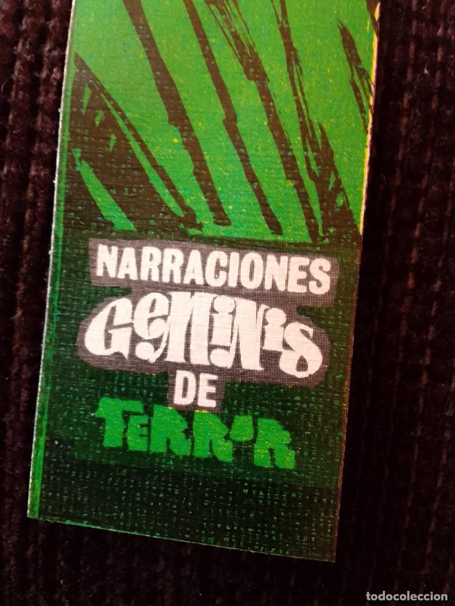 Coleccionismo marcap&aacute;ginas: MARCAPAGINAS. NARRACIONES GEMINIS DE TERROR. - Foto 2