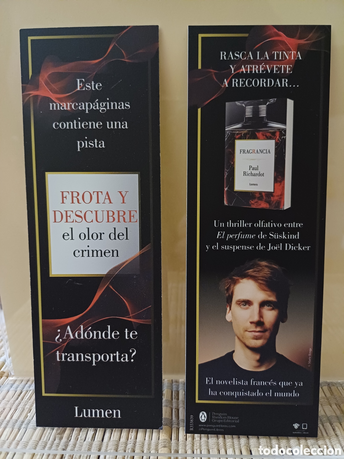 Coleccionismo marcap&aacute;ginas: Marca p&aacute;ginas El olor del crimen - Foto 1