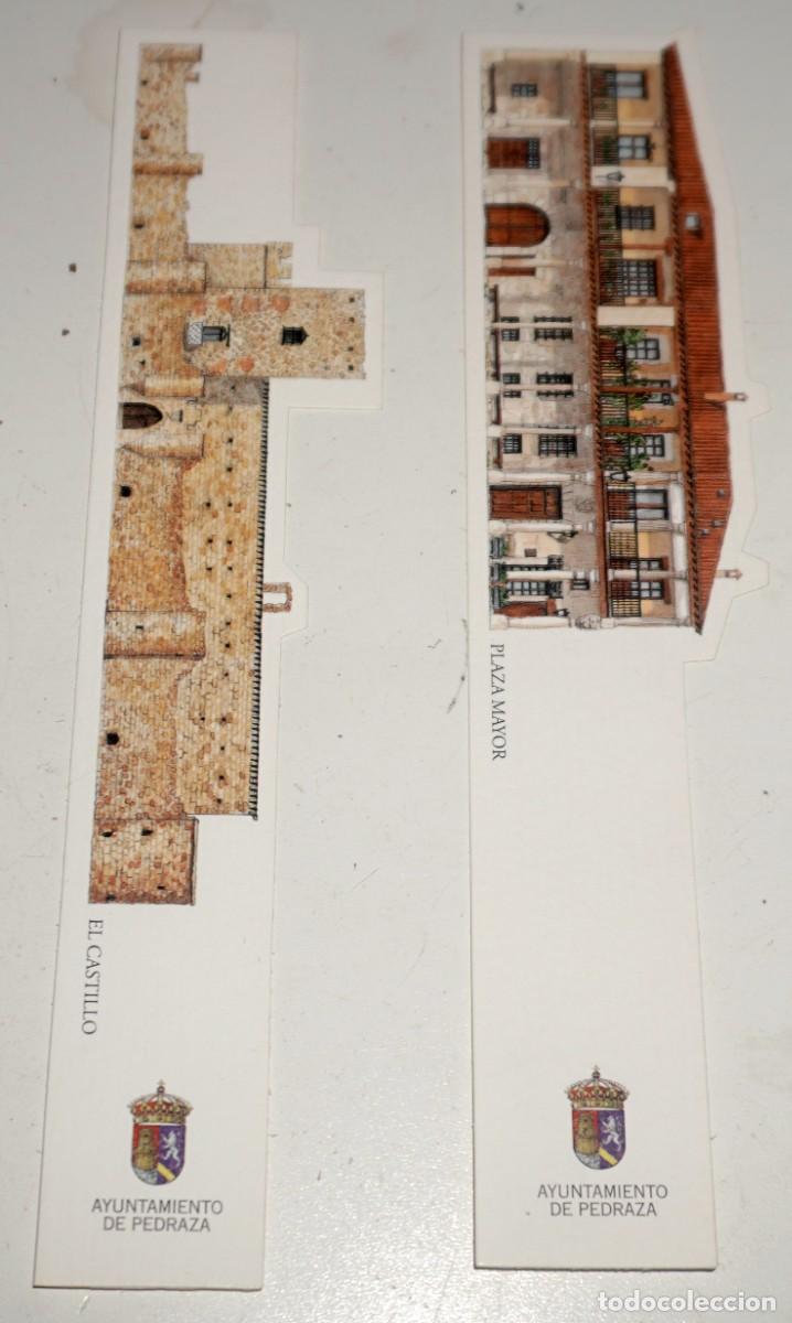 Coleccionismo marcap&aacute;ginas: 2 MARCAP&Aacute;GINAS DE PEDRAZA ( Segovia ) - Foto 1