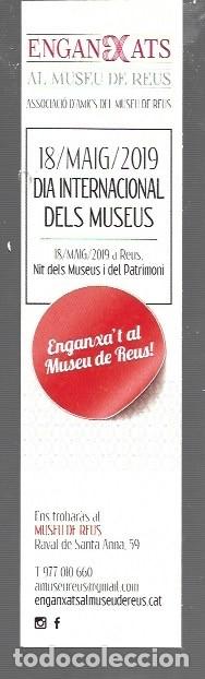 Coleccionismo marcap&aacute;ginas: MARCAP&Aacute;GINAS DIA INTERNACIONAL DE MUSEUS DE REUS - Foto 2