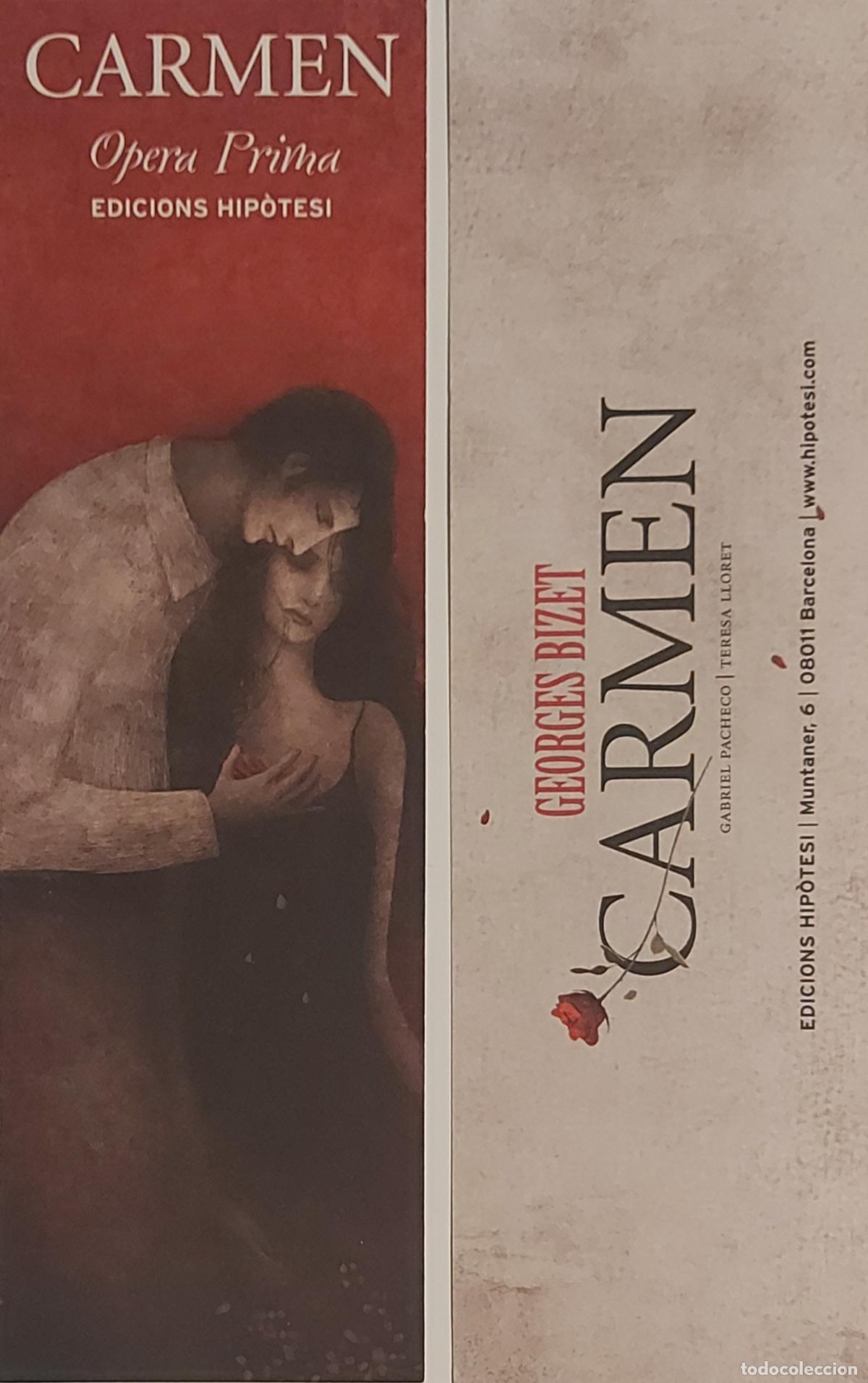 Coleccionismo marcap&aacute;ginas: MARCAPAGINAS - HIPOTESI EDICIONS - CARMEN - OPERA PRIMA - Foto 1