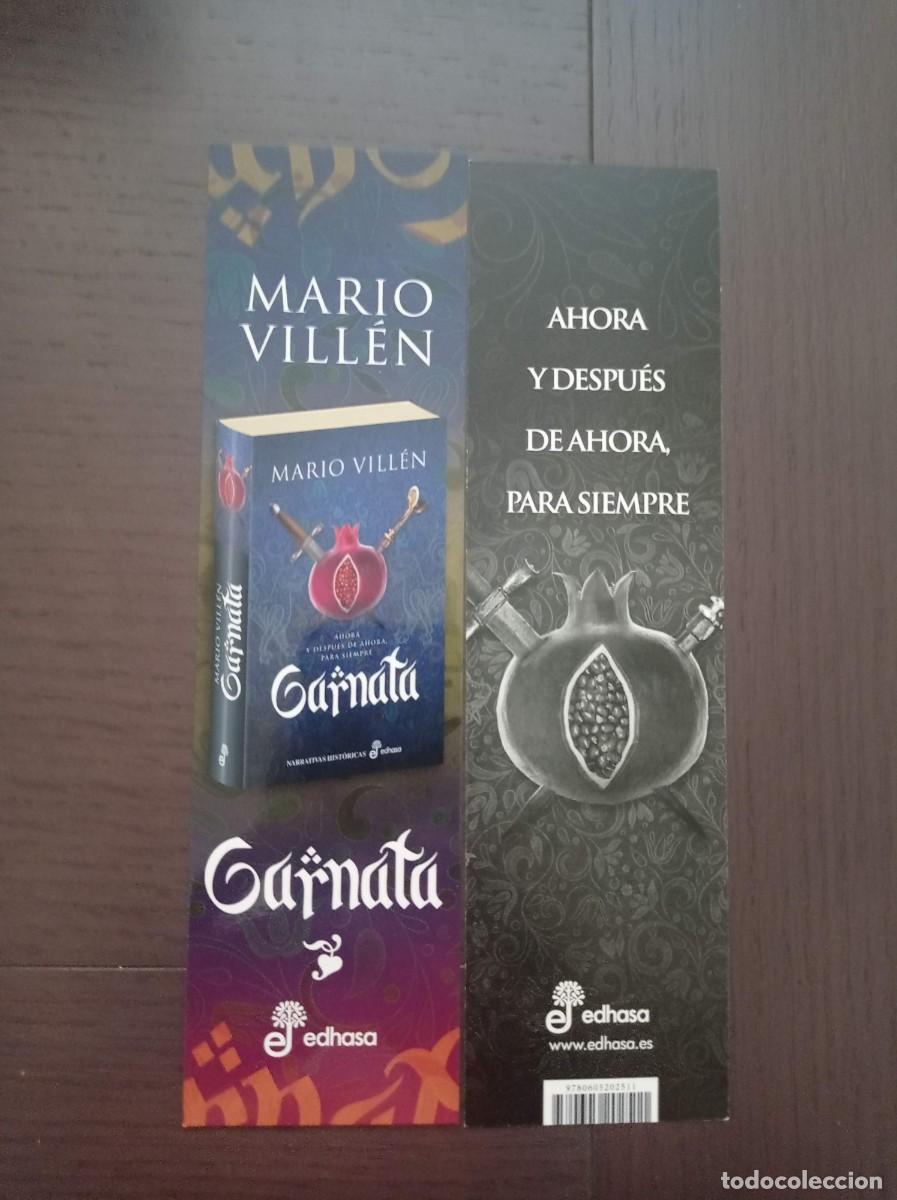 Coleccionismo Marcap&aacute;ginas: MARCAP&Aacute;GINAS. EDHASA. MARIO VILL&Eacute;N. GARNATA