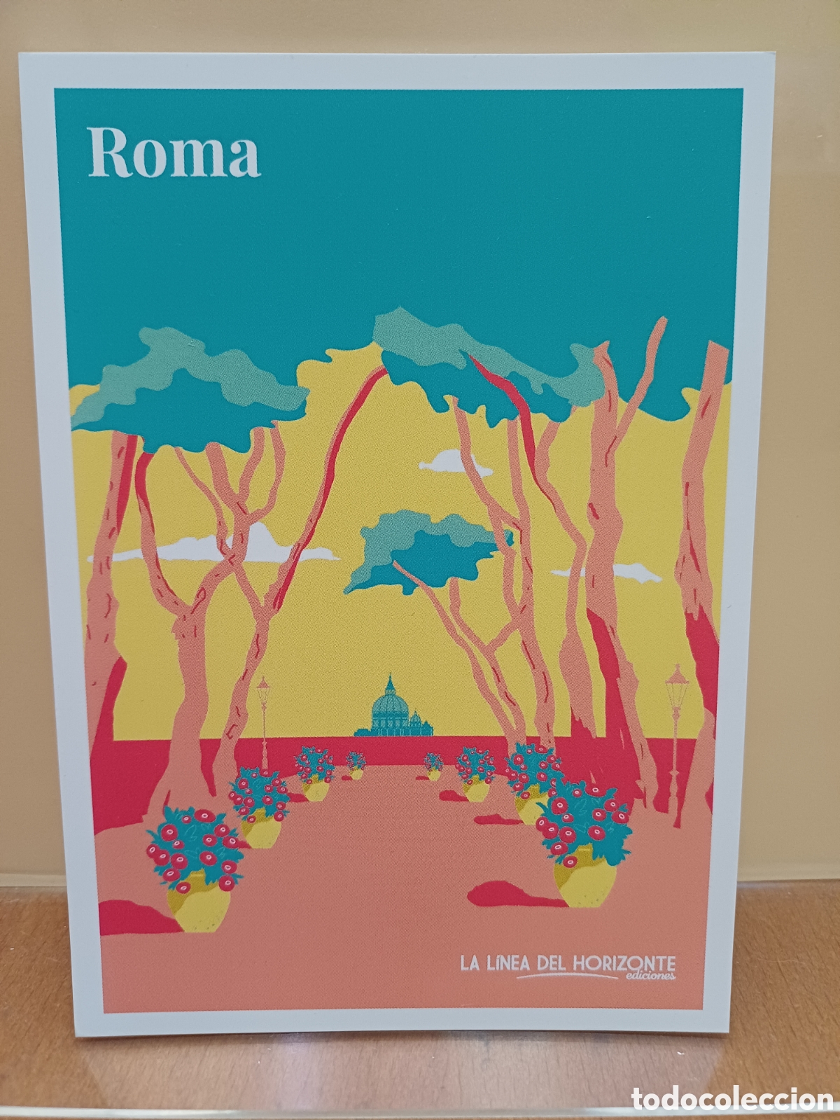 Coleccionismo marcap&aacute;ginas: Marcap&aacute;ginas Tarjeta postal Roma - Foto 1