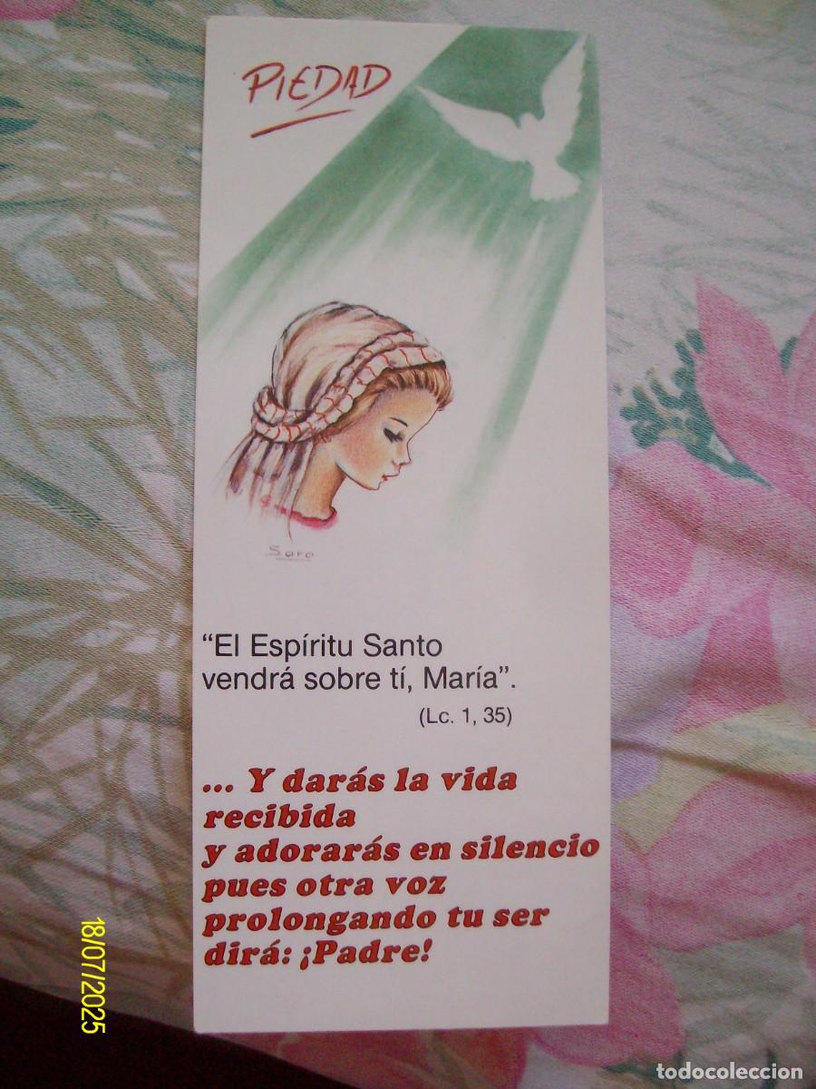 Coleccionismo marcap&aacute;ginas: MARCAPAGINAS PIEDAD ANTIGUO - Foto 1