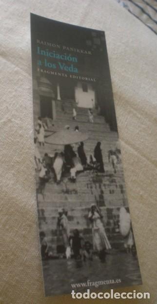 Coleccionismo marcap&aacute;ginas: marcap&aacute;ginas iniciaci&oacute;n Veda, editorial Fragmenta - Foto 1