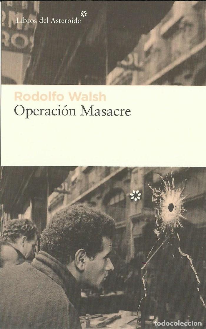 Coleccionismo marcap&aacute;ginas: Marcapaginas editorial Libros del Asteroide operaci&oacute;n masacre - Foto 1