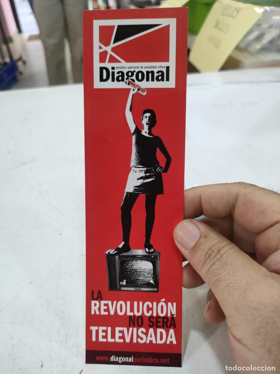 Coleccionismo marcap&aacute;ginas: Marcap&aacute;ginas DIAGONAL La Revoluci&oacute;n no Sera Televisada - Foto 1