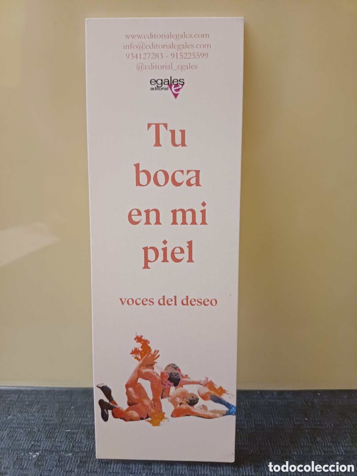 Coleccionismo marcap&aacute;ginas: Marcap&aacute;ginas Tu boca en mi piel - Foto 1