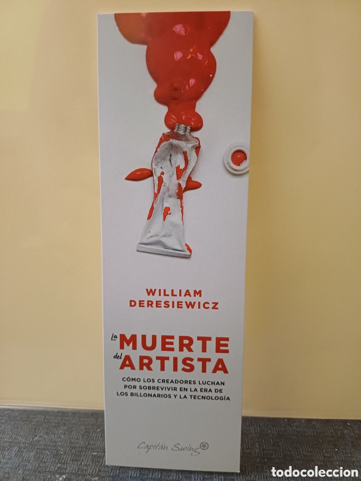 Coleccionismo marcap&aacute;ginas: Marcap&aacute;ginas La muerte del artista - Foto 1