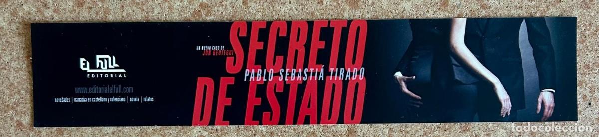 Coleccionismo marcap&aacute;ginas: MARCAP&Aacute;GINAS - Secretos de Estado - Foto 1