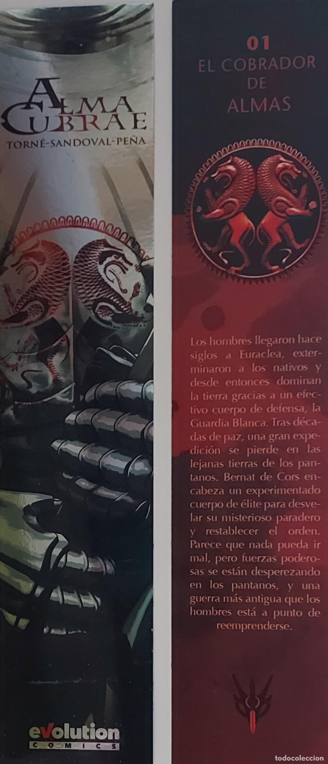 Coleccionismo marcap&aacute;ginas: MARCAPAGINAS - ALETA - EVOLUTION COMICS - ALMA CUBRAE - Foto 1
