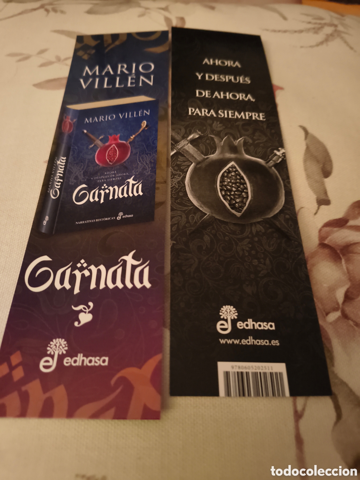 Coleccionismo marcap&aacute;ginas: MARCAPAGINAS GARNATA-MARIO VILLEN-EDHASA - Foto 1