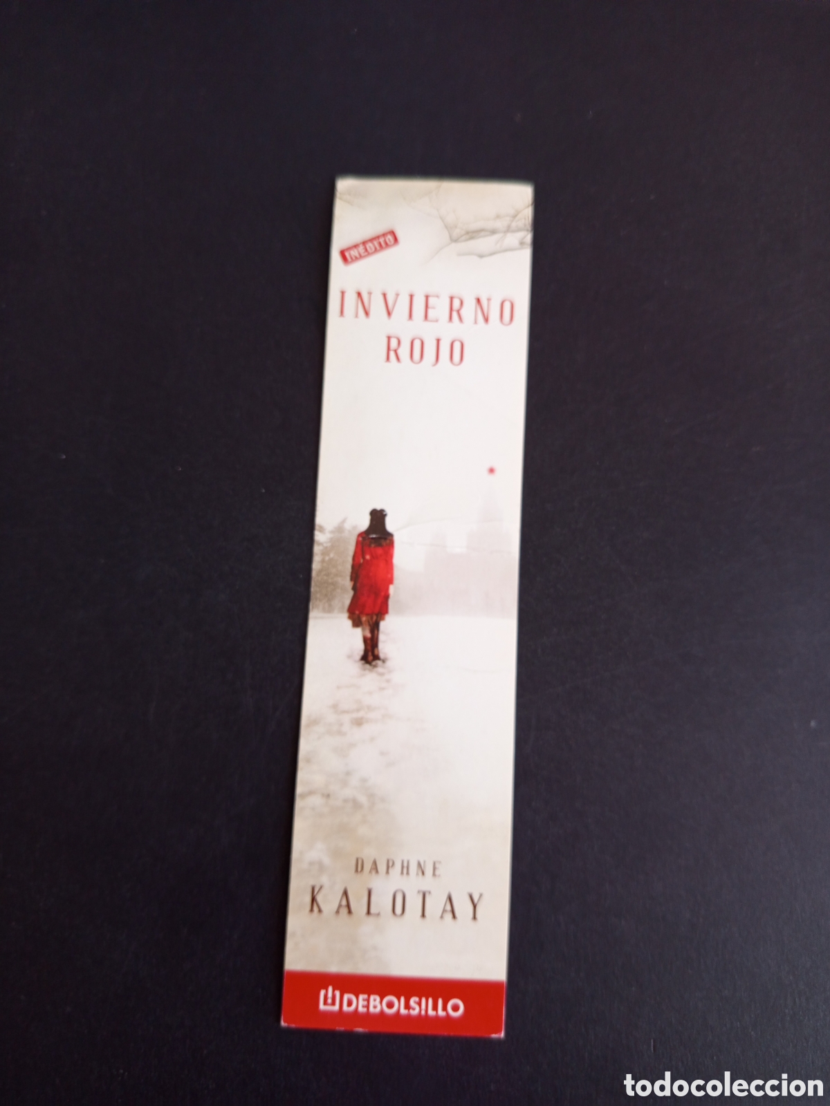 Coleccionismo marcap&aacute;ginas: Marcap&aacute;ginas. Invierno Rojo, Daphne Kalotay - Foto 1