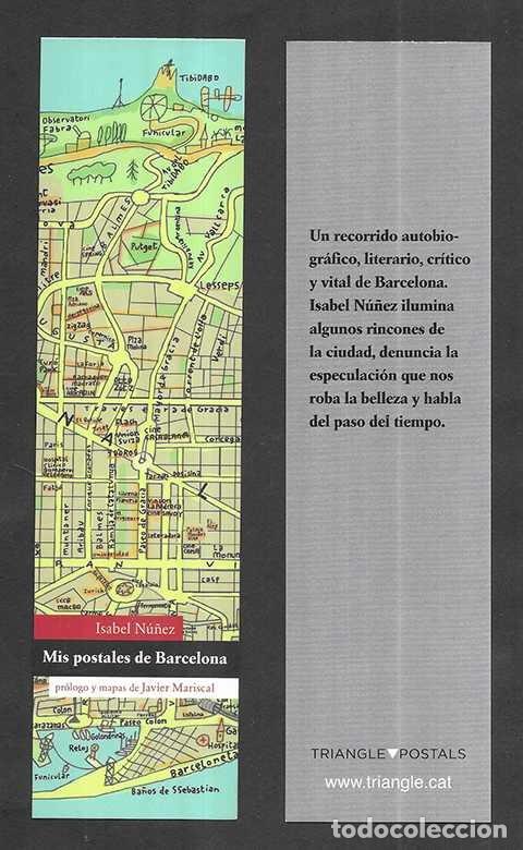 Coleccionismo marcap&aacute;ginas: Marcapaginas.Punt de Llibre. Mis postales de Barcelona. Triangle Postals - Foto 1