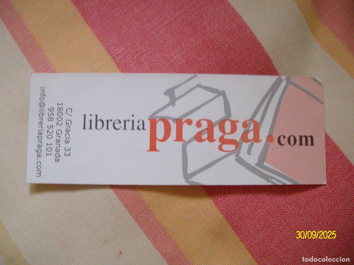 Coleccionismo marcap&aacute;ginas: MARCAPAGINAS LIBRERIA PRAGA ALICANTE - Foto 1
