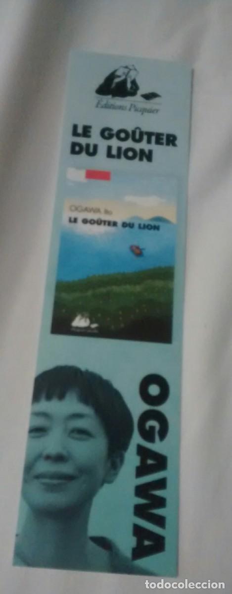 Coleccionismo marcap&aacute;ginas: marcap&aacute;ginas GO&Ucirc;TER LION, Ogawa - Foto 1