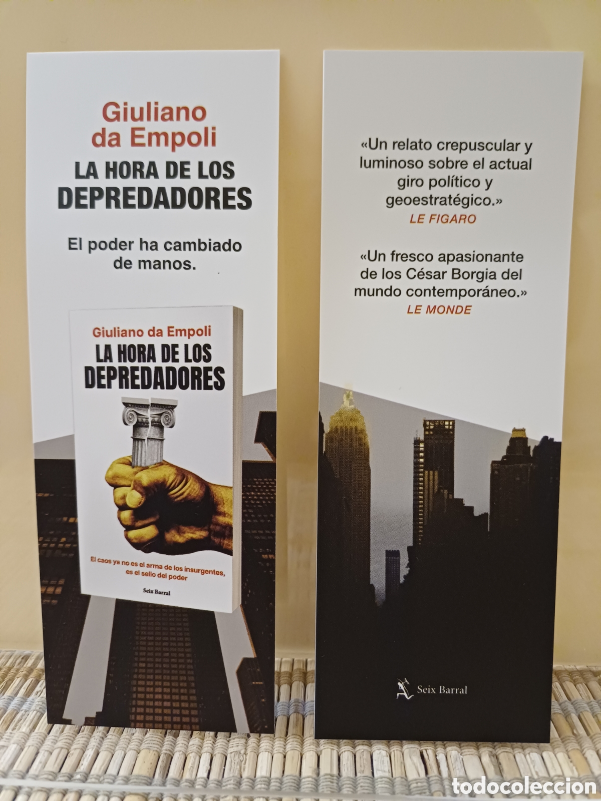 Coleccionismo marcap&aacute;ginas: Marcap&aacute;ginas La hora de los depredadores - Foto 1