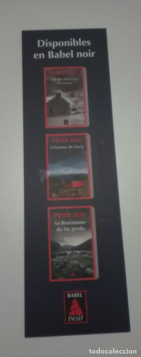 Coleccionismo marcap&aacute;ginas: marcap&aacute;ginas novelas Peter May - Foto 2