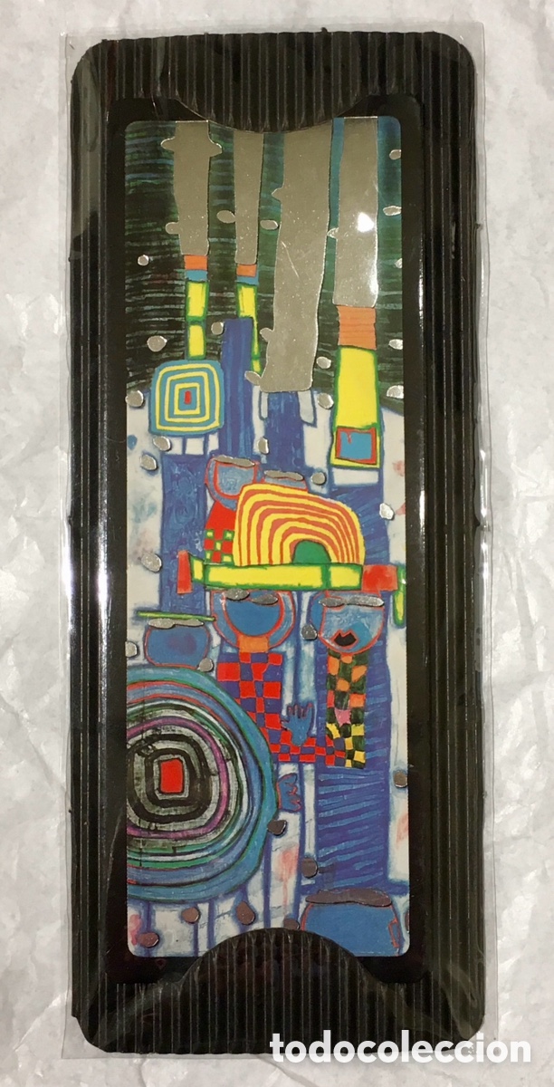 Coleccionismo marcap&aacute;ginas: Marcapaginas. HUNDERTWASSER. Viena. 2003. - Foto 1