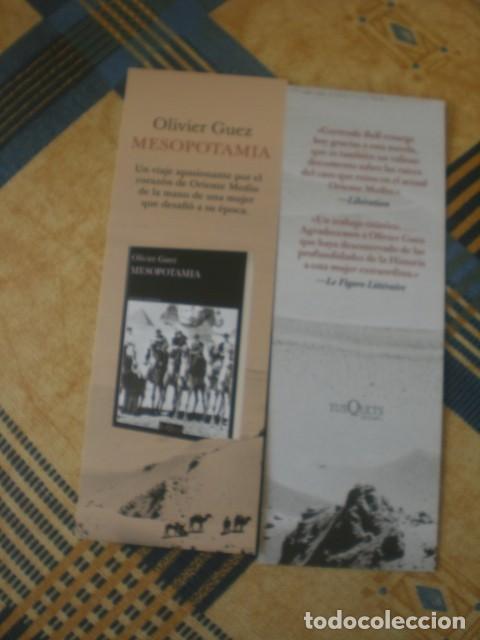 Coleccionismo marcap&aacute;ginas: marcap&aacute;ginas Mesopotamia, editorial Tusquets - Foto 1