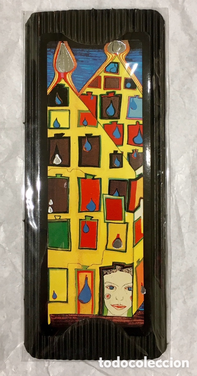Coleccionismo marcap&aacute;ginas: Marcapaginas. HUNDERTWASSER. Viena. 2003. - Foto 1