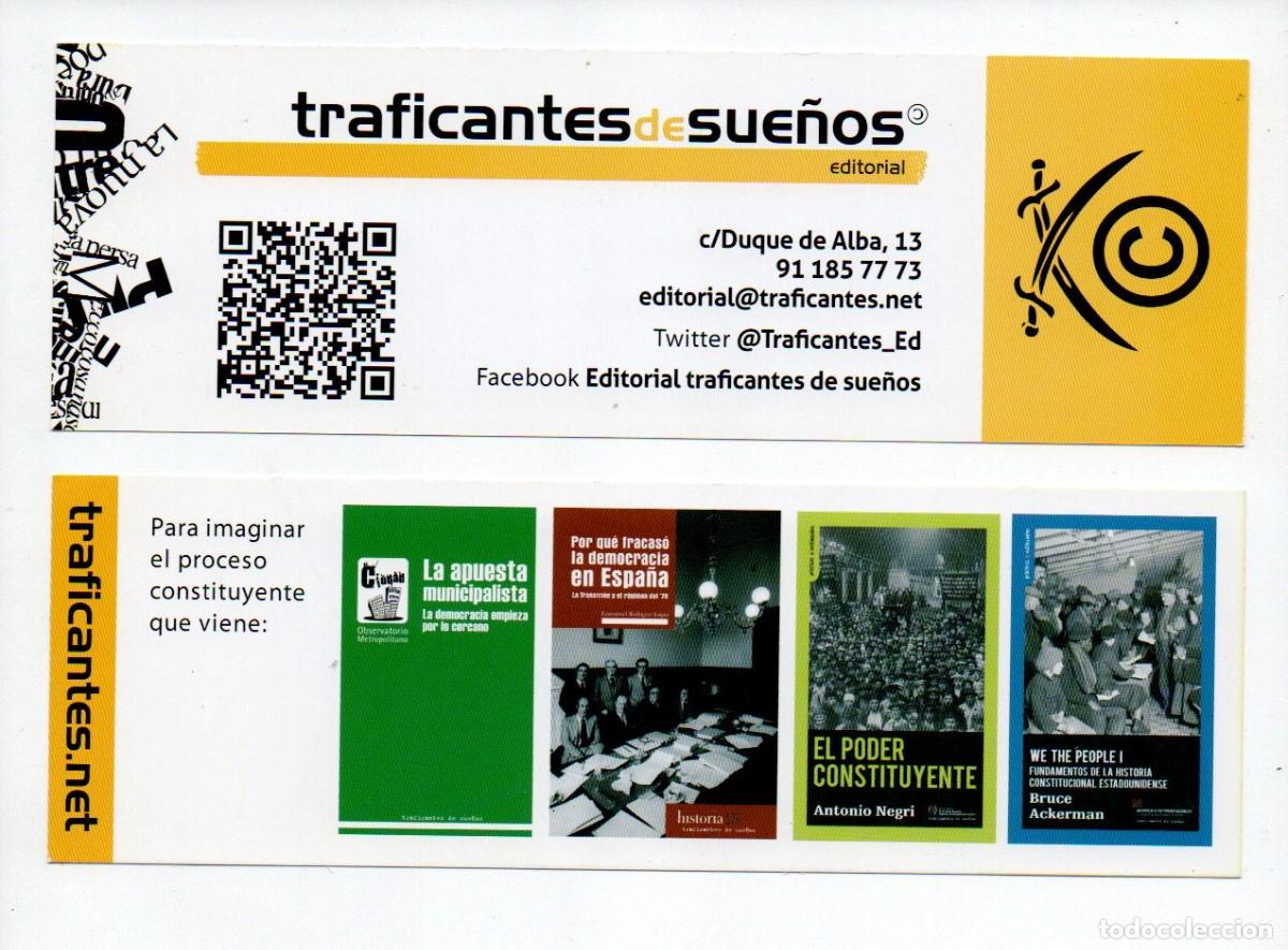 Coleccionismo marcap&aacute;ginas: MARCAPAGINAS, TRAFICANTES DE SUE&Ntilde;OS EDITORIAL. - Foto 1