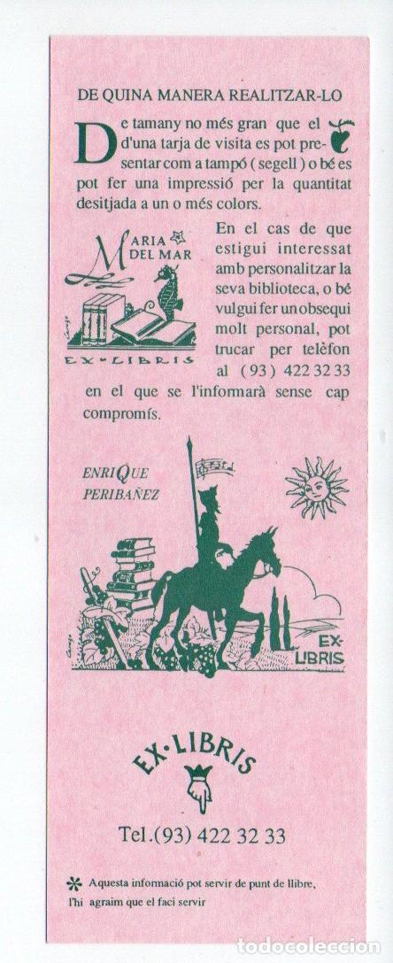 Coleccionismo marcap&aacute;ginas: MARCAPAGINAS TEMA DON QUIJOTE - EX-LIBRIS. - Foto 1