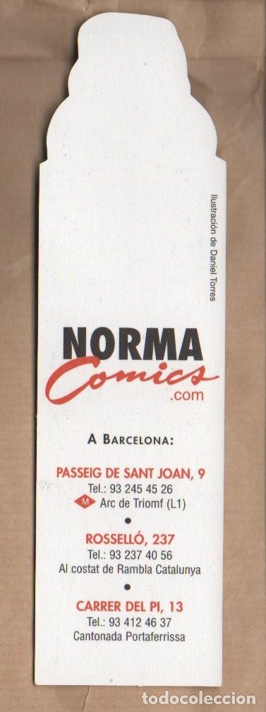 Coleccionismo marcap&aacute;ginas: MARCAPAGINAS TROQUELADO, NORMA COMICS.COM - Foto 2
