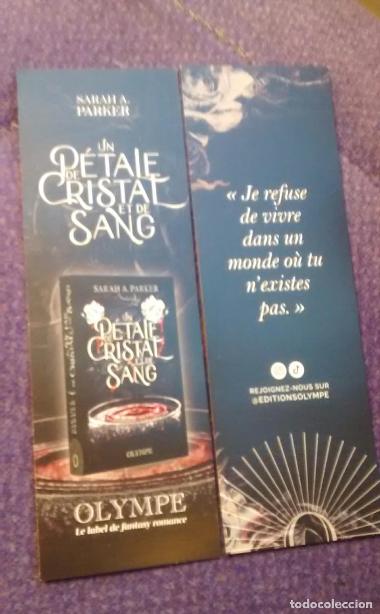 Coleccionismo marcap&aacute;ginas: marcap&aacute;ginas cristal sang, editorial Olympe - Foto 1