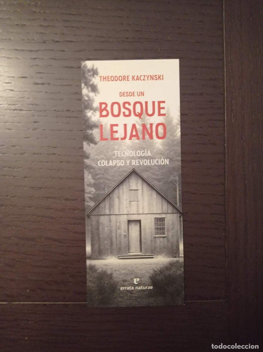 Coleccionismo Marcap&aacute;ginas: MARCAP&Aacute;GINAS. ERRATA NATURAE. THEODORE KACZYNSKI. DESDE UN BOSQUE LEJANO
