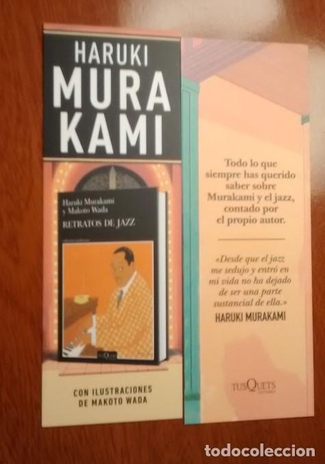 Coleccionismo marcap&aacute;ginas: marcap&aacute;ginas Murakami jazz, editorial Tusquets - Foto 1