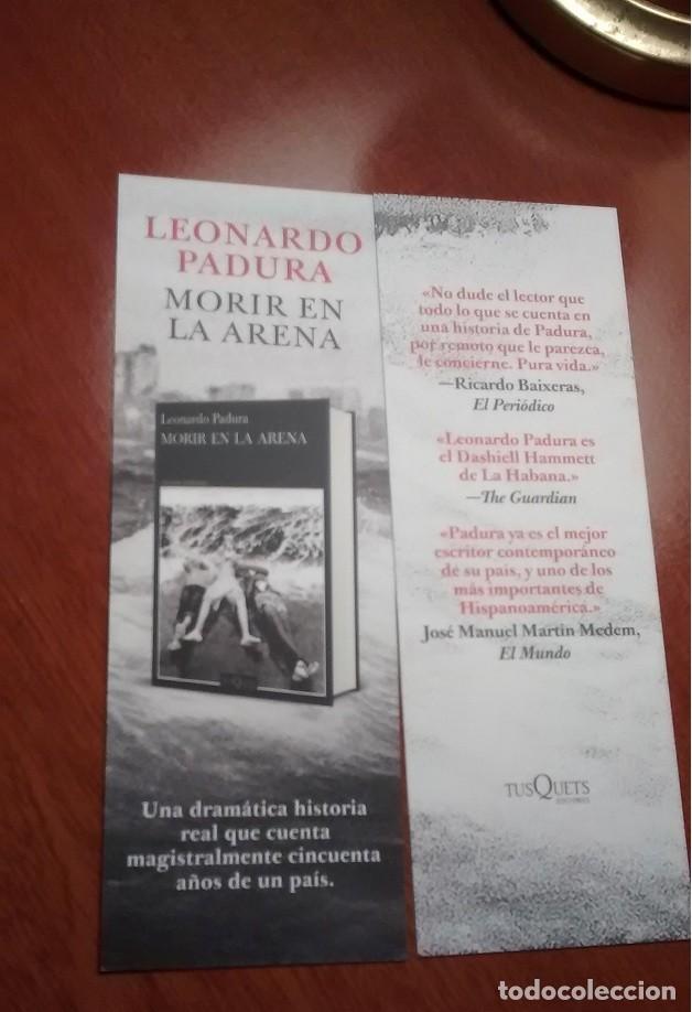 Coleccionismo marcap&aacute;ginas: marcap&aacute;ginas morir arena, editorial Tusquets - Foto 1