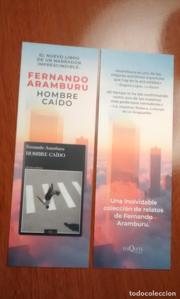 Coleccionismo marcap&aacute;ginas: marcap&aacute;ginas hombre ca&iacute;do, editorial Tusquets - Foto 1