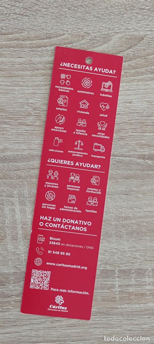 Coleccionismo marcap&aacute;ginas: MARCAPAGINAS - CARITAS MADRID - Foto 2