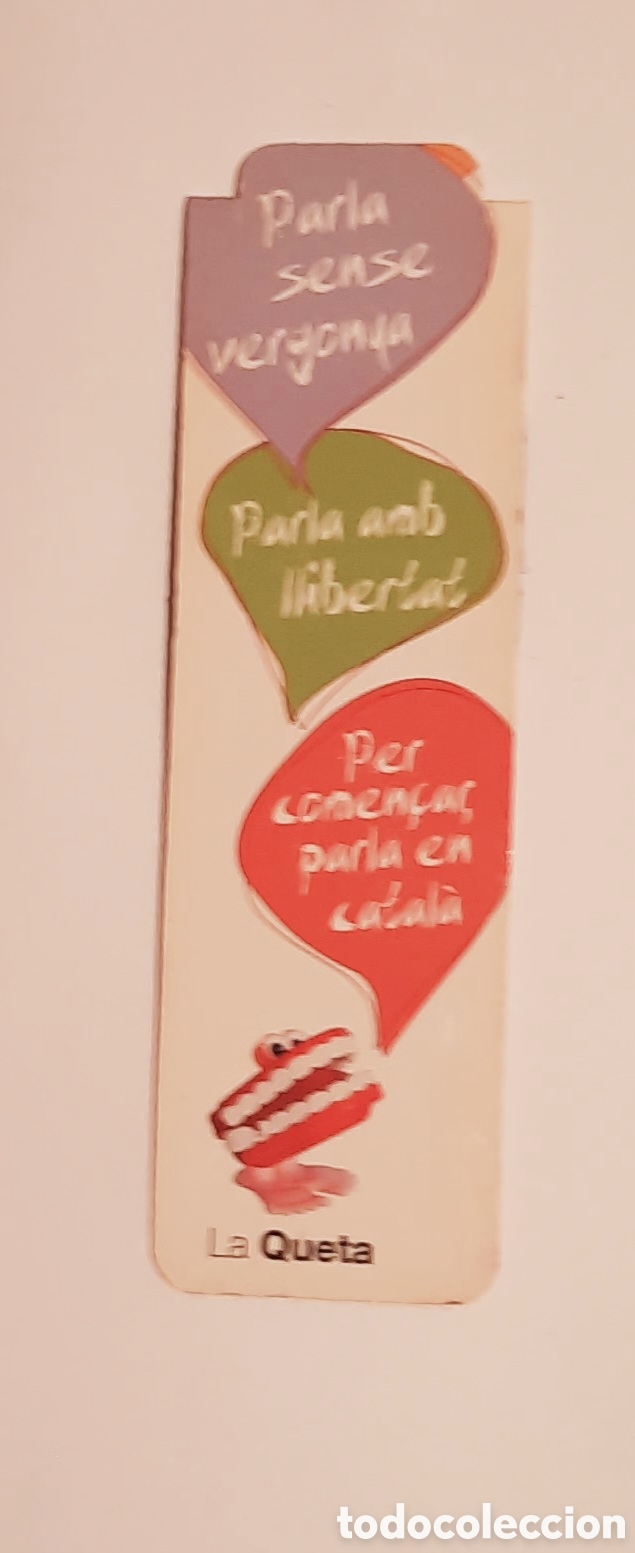Coleccionismo marcap&aacute;ginas: Marcap&aacute;ginas La Queta, imantada - Foto 2