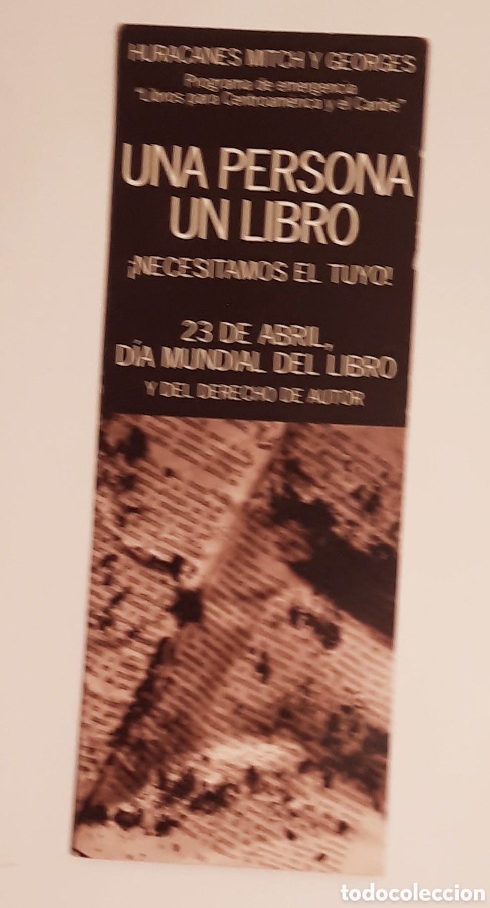 Coleccionismo marcap&aacute;ginas: Marcap&aacute;ginas, una persona un libro - Foto 1