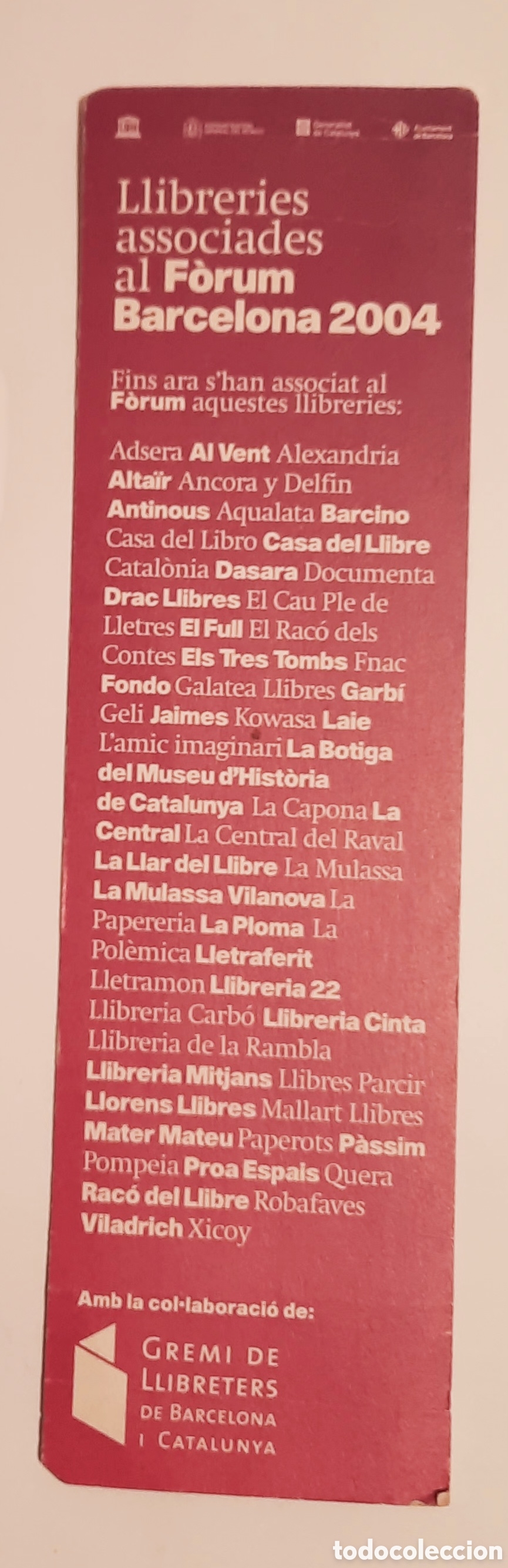 Coleccionismo marcap&aacute;ginas: Marcap&aacute;ginas Forum Barcelona - Foto 2