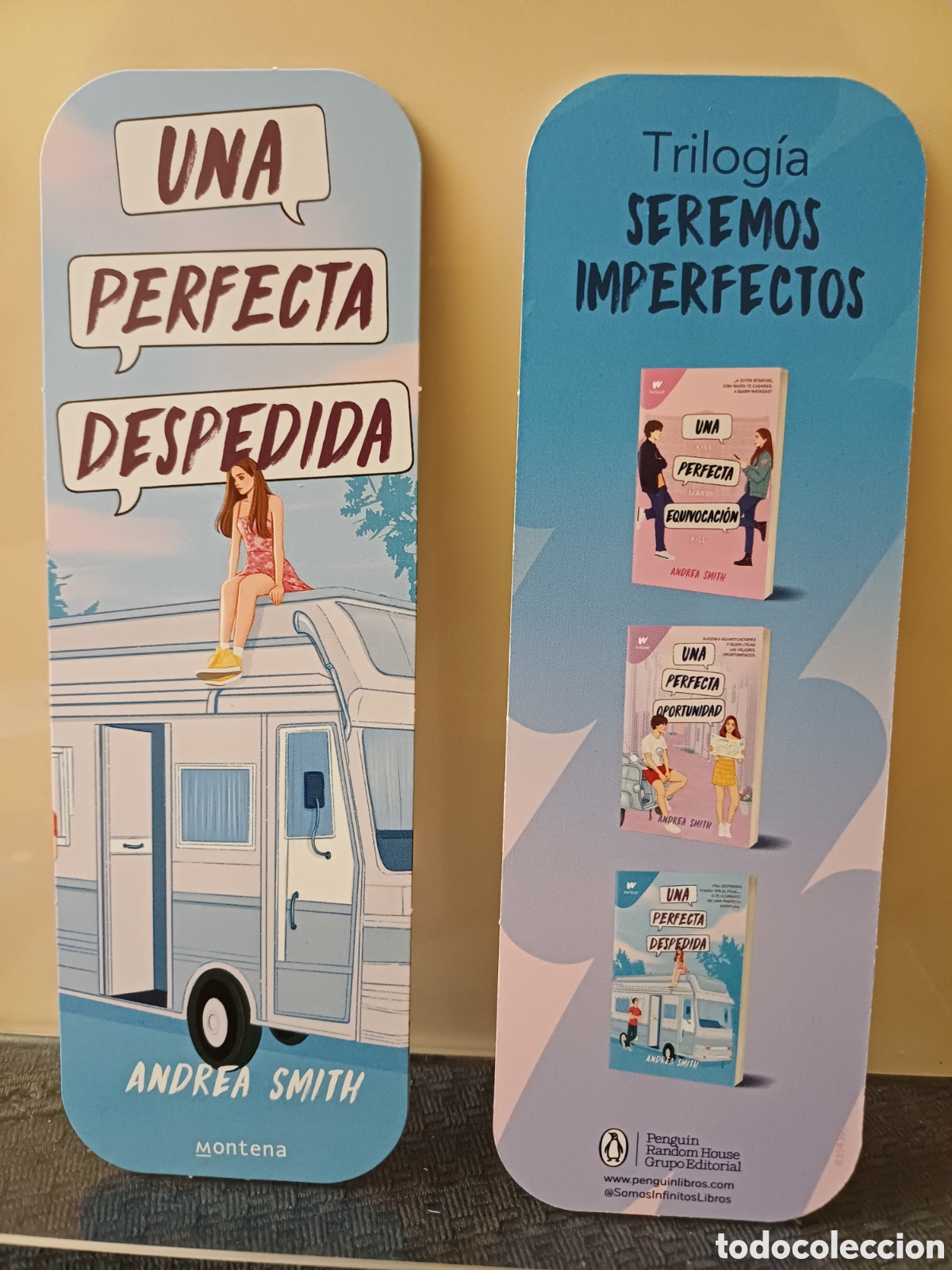 Coleccionismo marcap&aacute;ginas: Marcap&aacute;ginas Una perfecta despedido - Foto 1