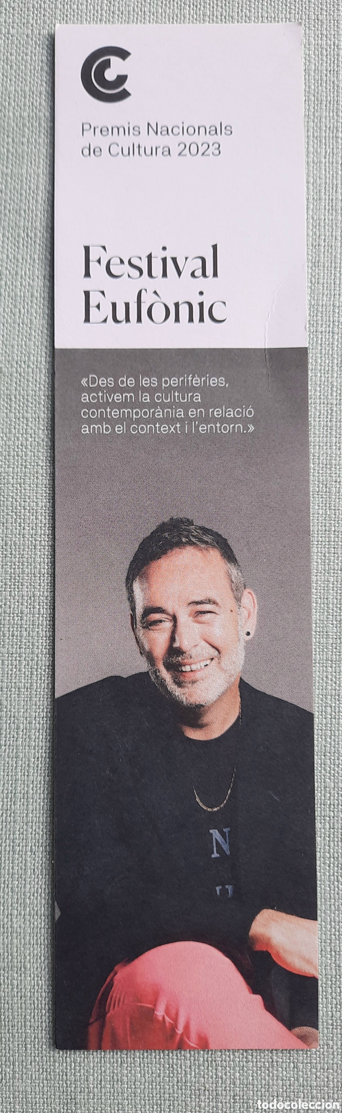 Coleccionismo marcap&aacute;ginas: Marcap&aacute;ginas, Festival Euf&ograve;nic. - Foto 1