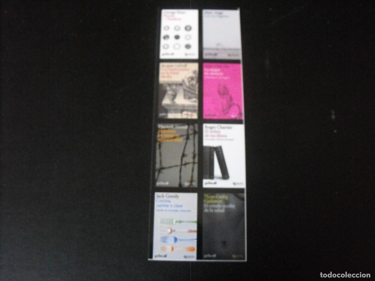 Coleccionismo marcap&aacute;ginas: MARCAP&Aacute;GINAS de la editorial GEDISA. - Foto 1