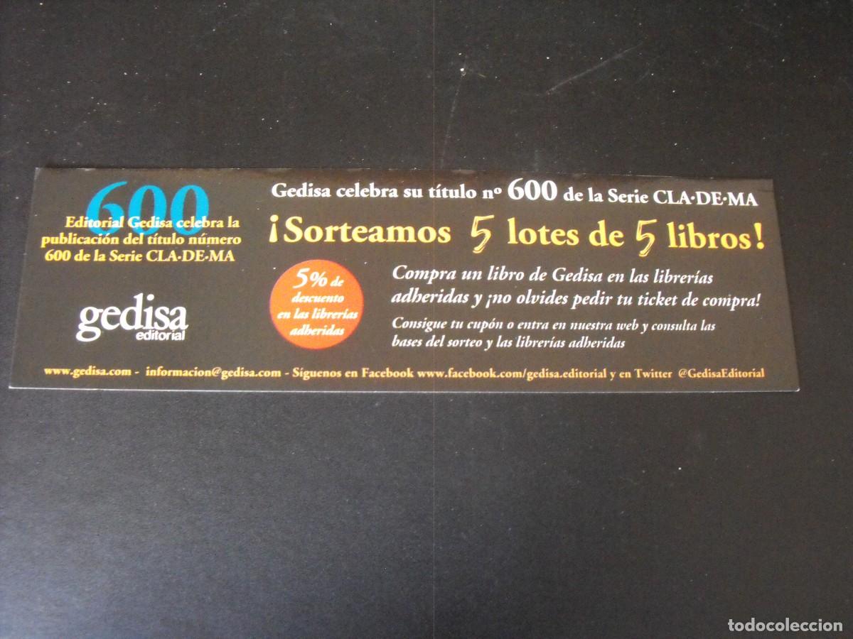 Coleccionismo marcap&aacute;ginas: MARCAP&Aacute;GINAS de la editorial GEDISA. - Foto 1
