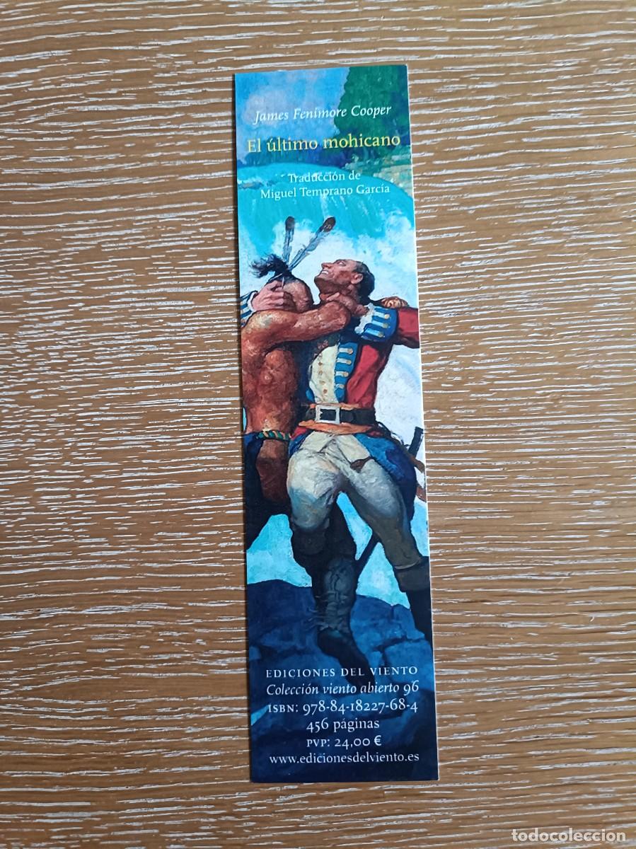 Coleccionismo marcap&aacute;ginas: MARCAP&Aacute;GINAS - EDICIONES DEL VIENTO - EL &Uacute;LTIMO MOHICANO - JAMES FENIMORE COOPER - Foto 1