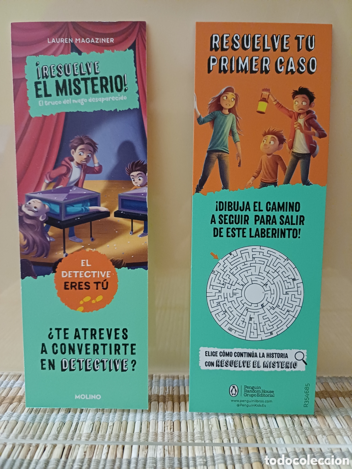 Coleccionismo marcap&aacute;ginas: Marcap&aacute;ginas Resuelve el misterio - Foto 1
