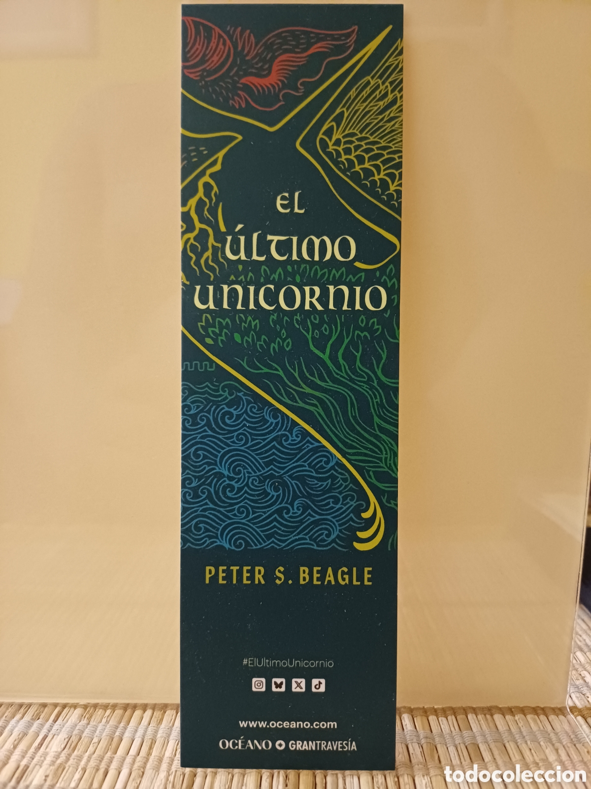Coleccionismo marcap&aacute;ginas: Marcap&aacute;ginas El &uacute;ltimo unicornio - Foto 1