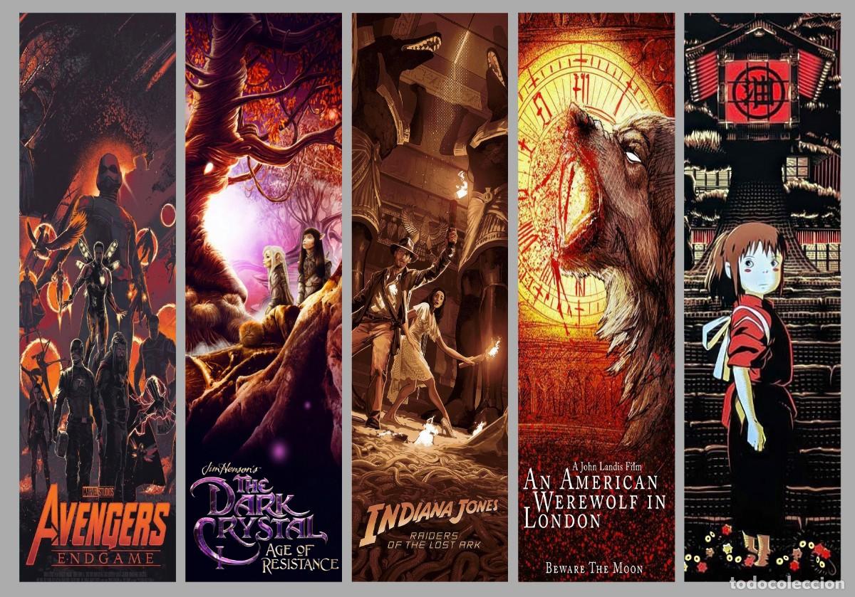 Coleccionismo marcap&aacute;ginas: 50 puntos de libro peliculas variadas (bloque 2) - Foto 2