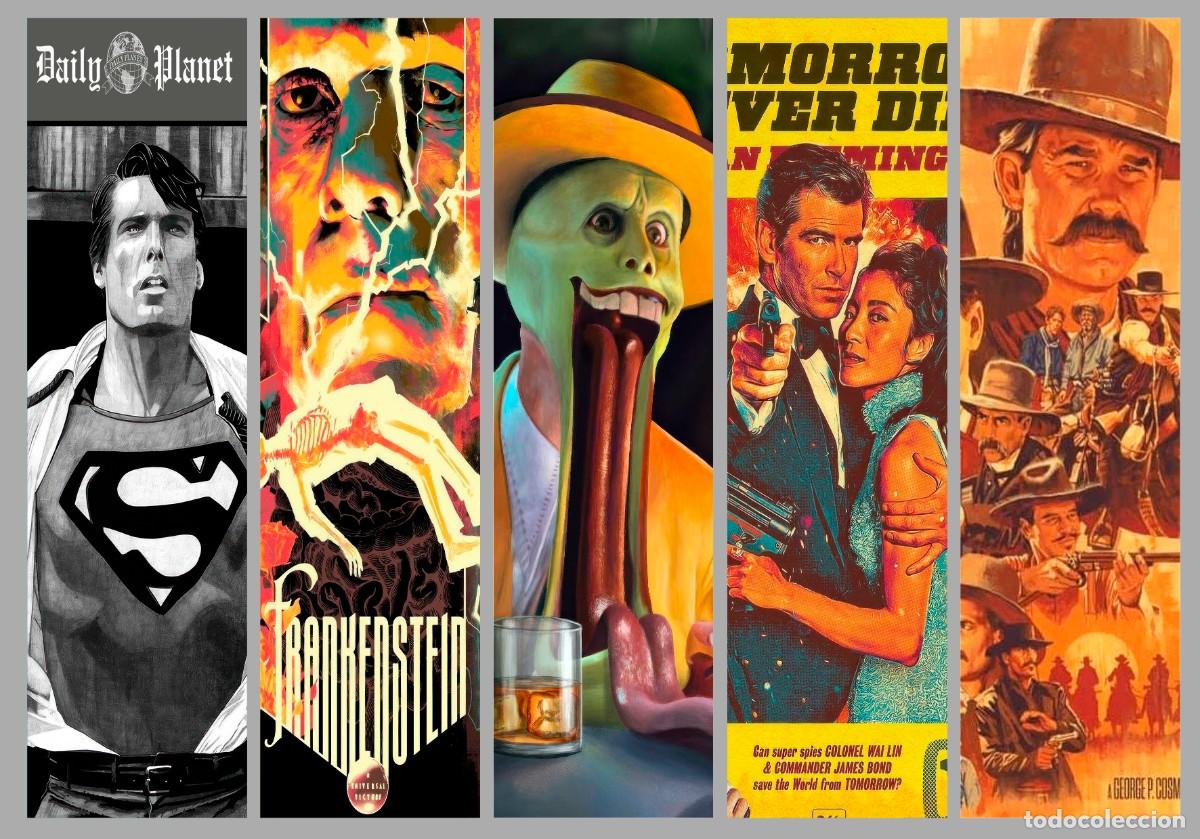 Coleccionismo marcap&aacute;ginas: 50 puntos de libro peliculas variadas (bloque 4) - Foto 1