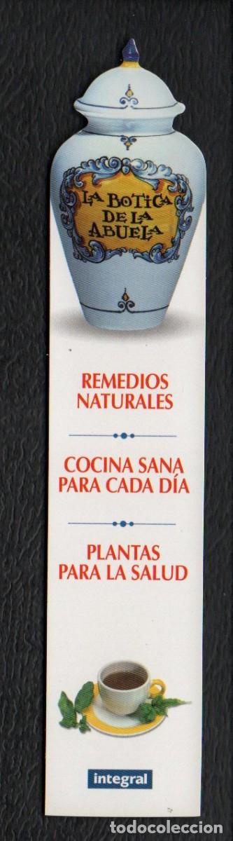 Coleccionismo marcap&aacute;ginas: MARCAPAGINAS TROQUELADO, LA BOTICA DE LA ABUELA. INTEGRAL. - Foto 1